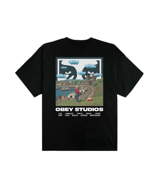 OBEY - SKY FACE HEAVYWEIGHT T-SHIRT