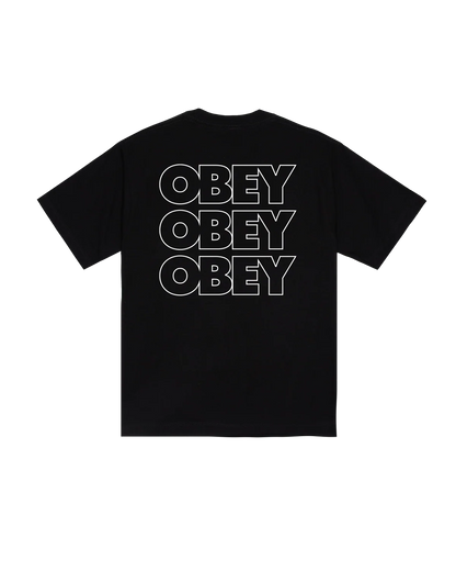 OBEY - TREBLE HEAVYWEIGHT T-SHIRT