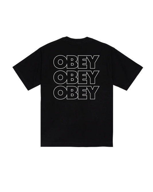 OBEY - TREBLE HEAVYWEIGHT T-SHIRT