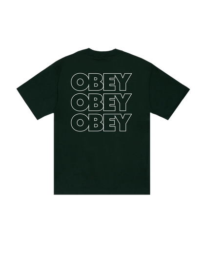 OBEY - TREBLE HEAVYWEIGHT T-SHIRT
