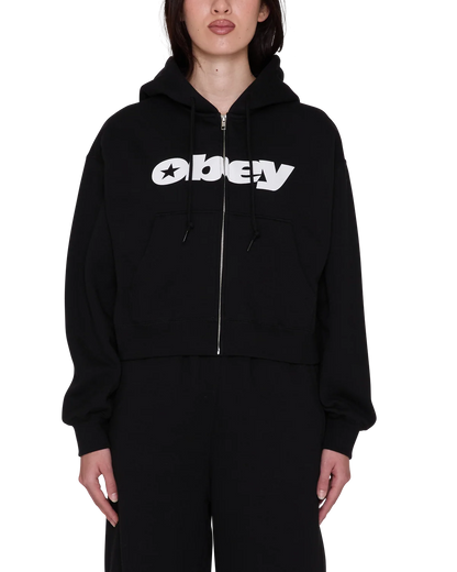 OBEY - SPEED STAR ZIP HOOD
