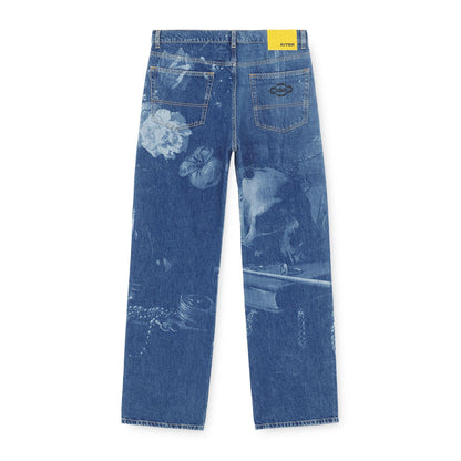 IUTER - STILL LIFE LOOSE DENIM PANTS
