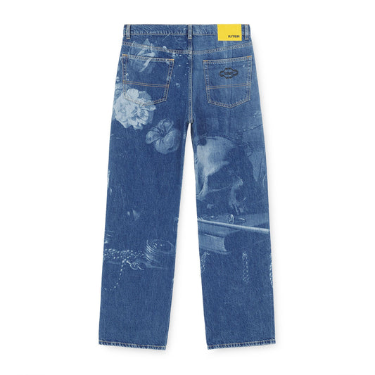 IUTER - STILL LIFE LOOSE DENIM PANTS