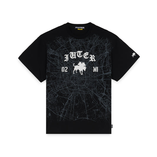 IUTER - CLUB DOGO MILANO MAP LOGO TEE