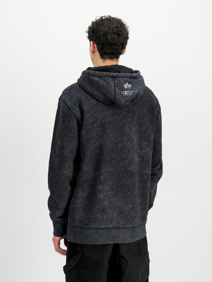 ALPHA INDUSTRIES - ACID LOGO HOODIE