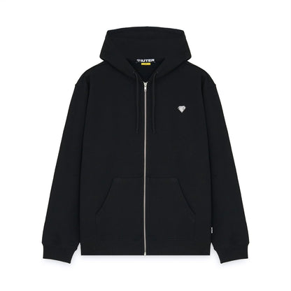 IUTER - HEART LOGO ZIP HOODIE