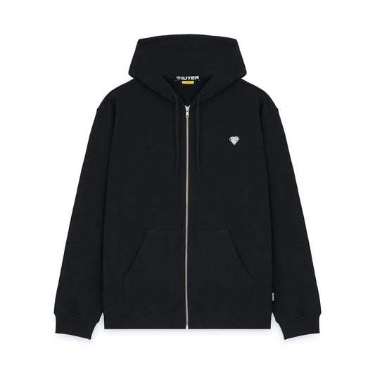 IUTER - HEART LOGO ZIP HOODIE