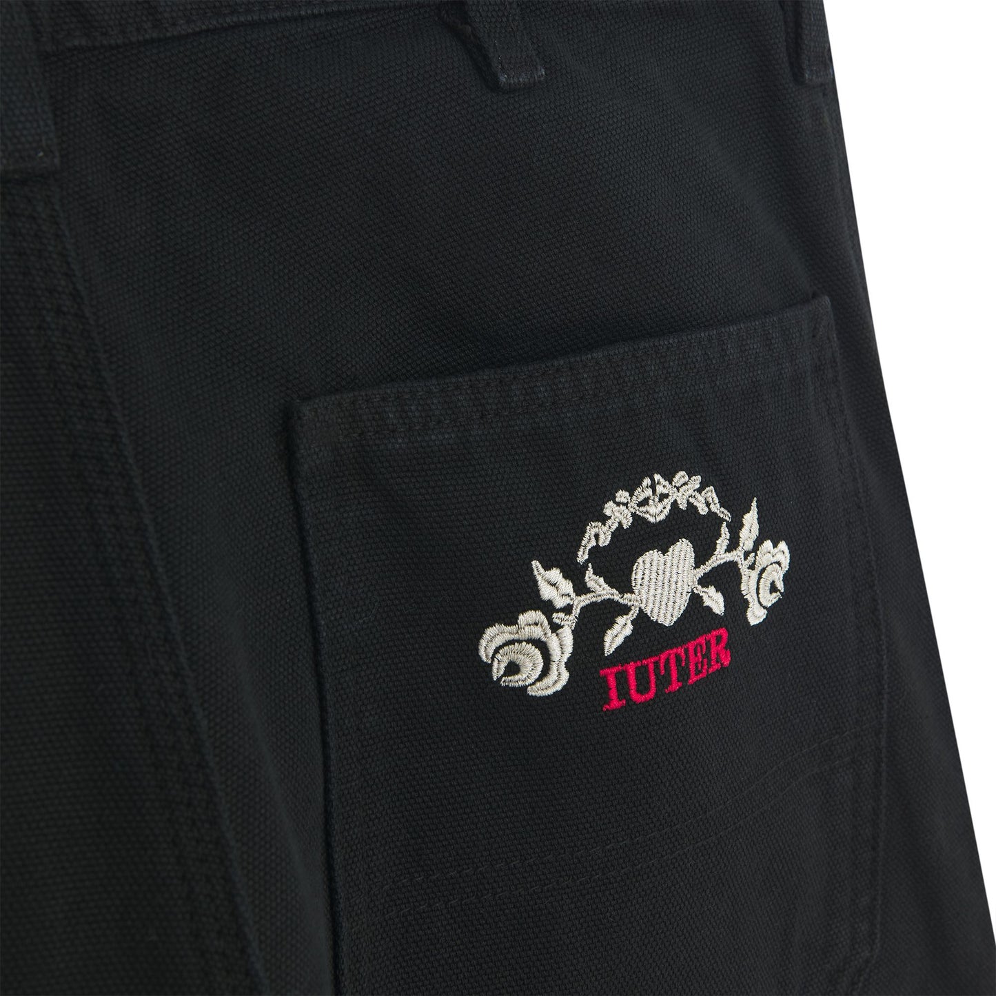 IUTER - FLORAL WORK PANTS