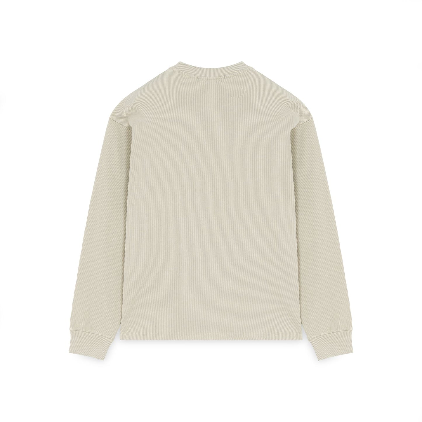 IUTER - LABEL RIBBED LS TEE