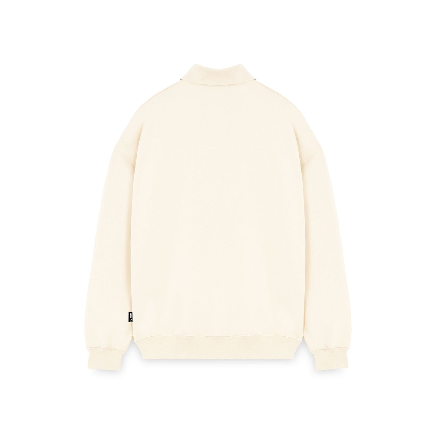 IUTER - HEART LOGO POLO SWEATER