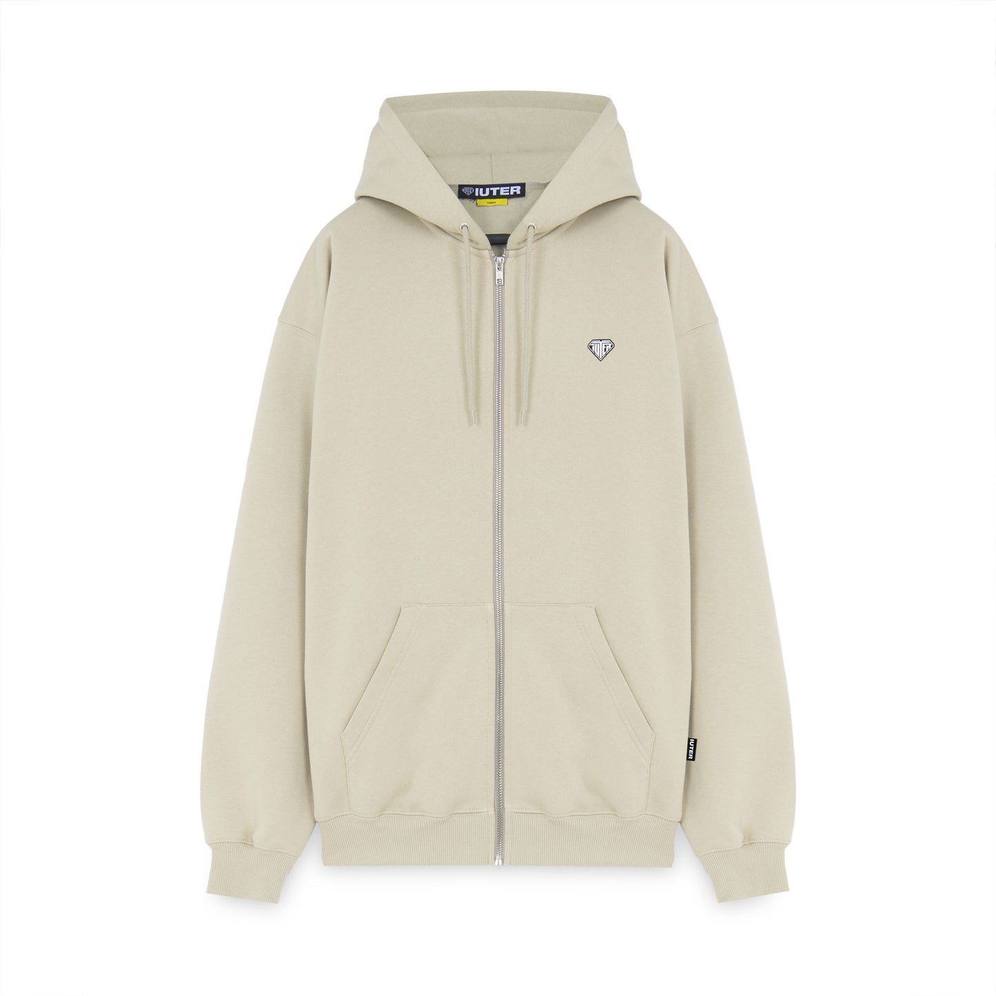 IUTER - HEART LOGO ZIP HOODIE