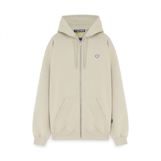 IUTER - HEART LOGO ZIP HOODIE