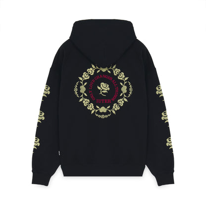 IUTER - FLORAL ZIP HOODIE