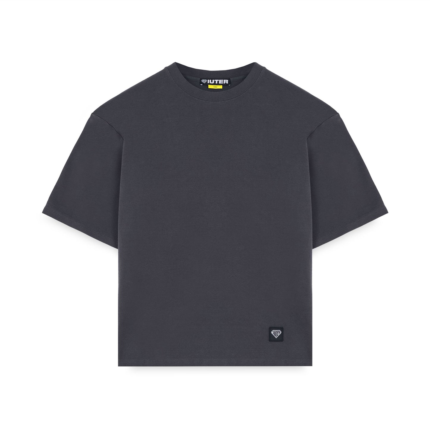 IUTER - LABEL RIBBED TEE
