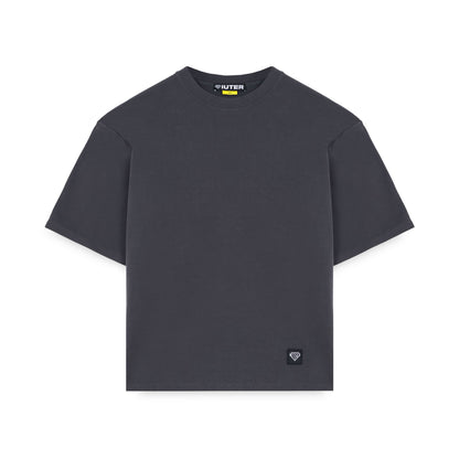 IUTER - LABEL RIBBED TEE