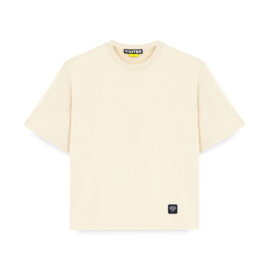 IUTER - LABEL RIBBED TEE