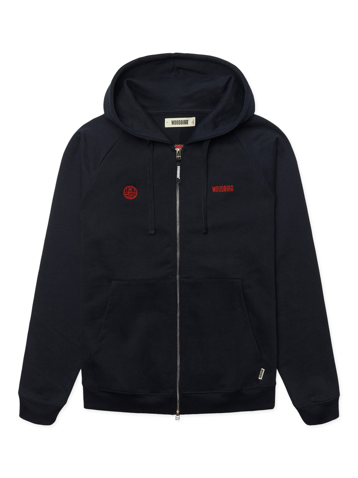 WOODBIRD - WBPAW EMBLEM ZIP HOODIE