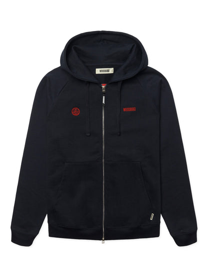 WOODBIRD - WBPAW EMBLEM ZIP HOODIE