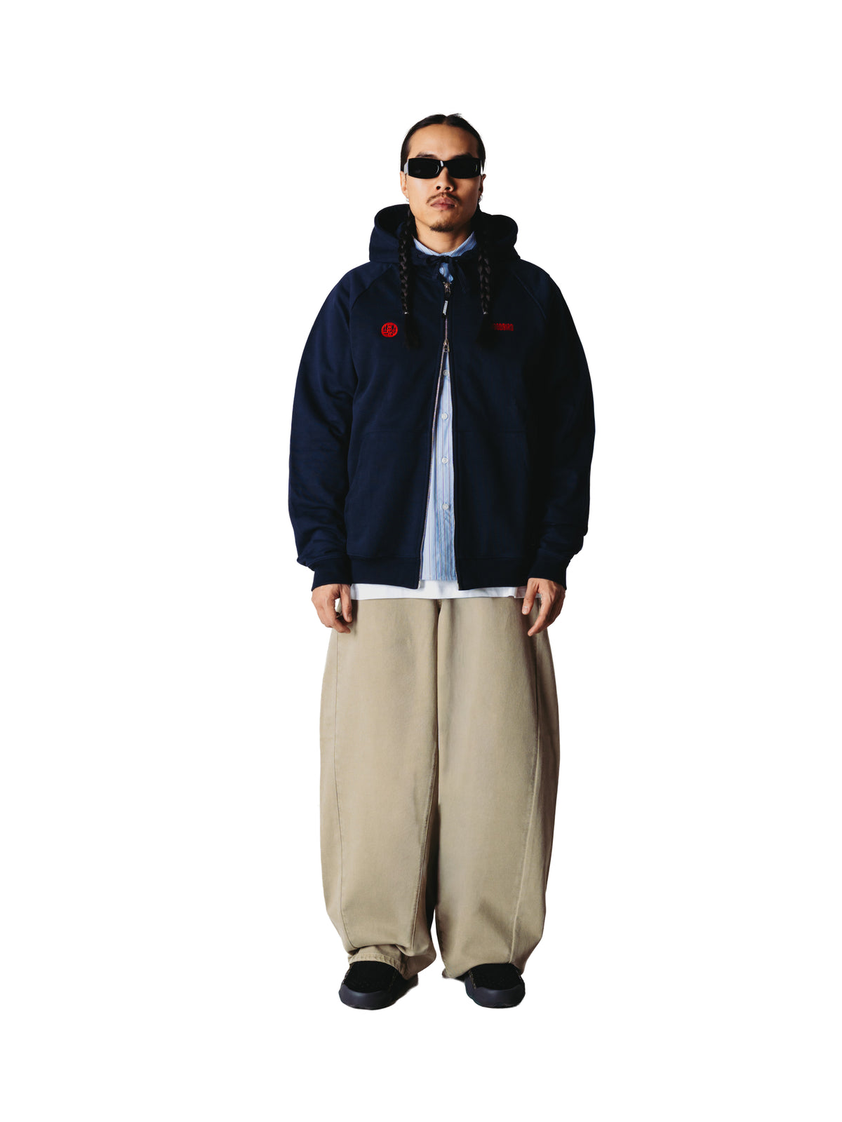 WOODBIRD - WBPAW EMBLEM ZIP HOODIE