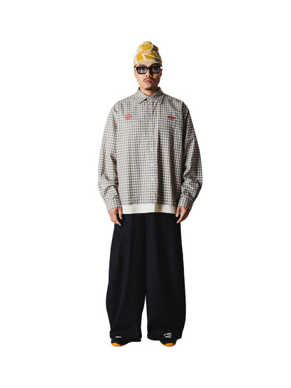 WOODBIRD - WBBUZO EMB CHECK SHIRT