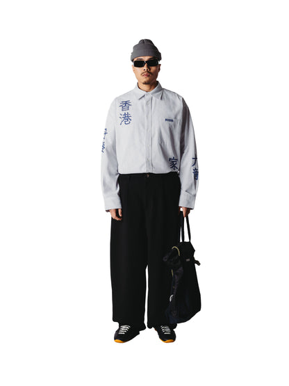 WOODBIRD - WBXING OX WRITING SHIRT