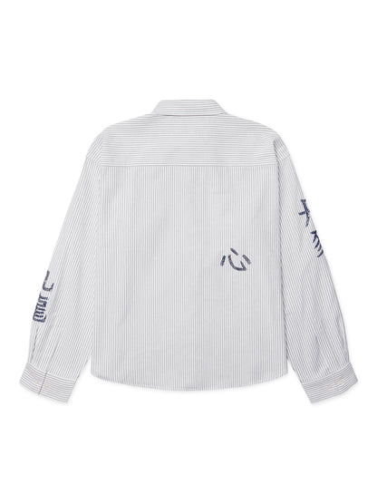 WOODBIRD - WBXING OX WRITING SHIRT