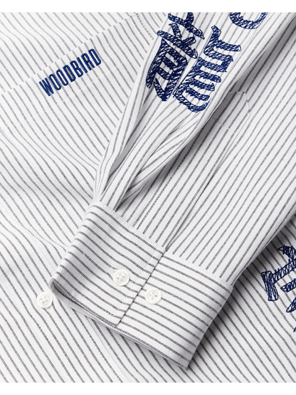 WOODBIRD - WBXING OX WRITING SHIRT