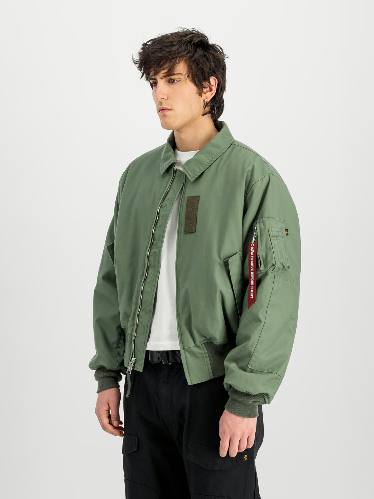 ALPHA INDUSTRIES - CVC VINTAGE LOOSE BOMBER JACKET