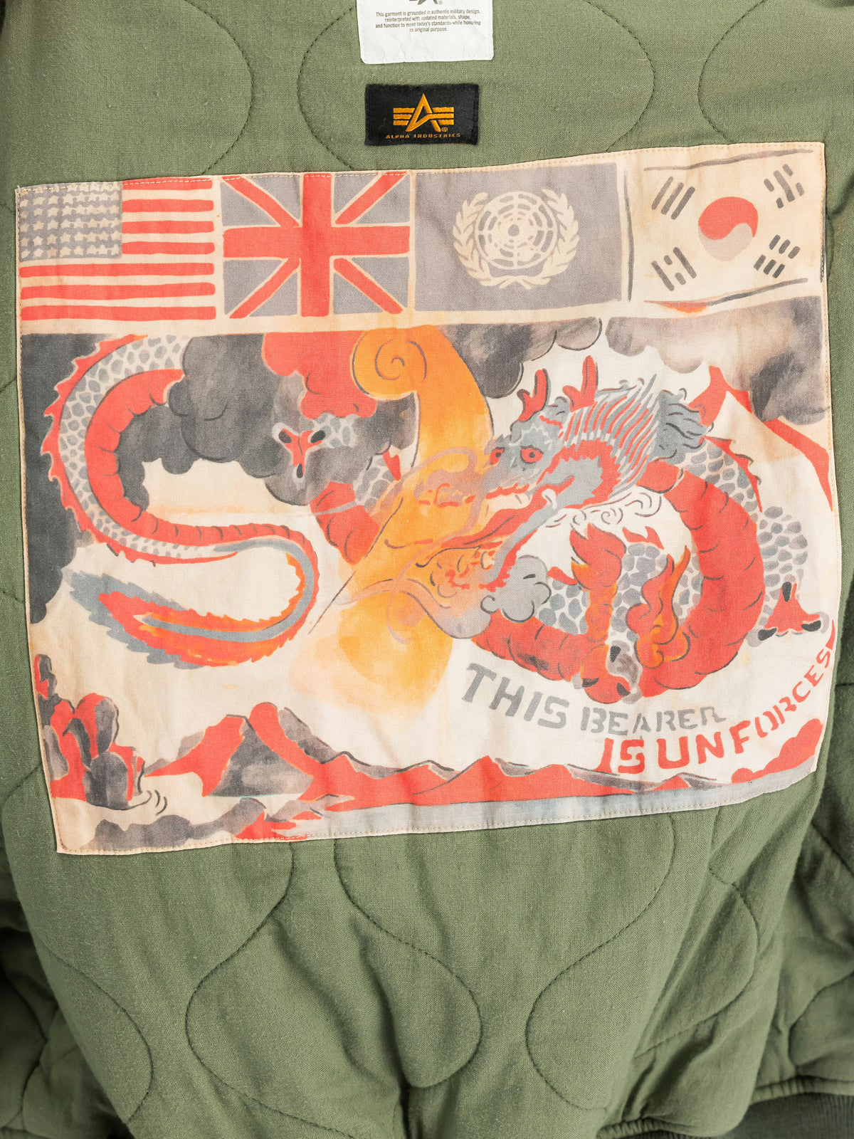ALPHA INDUSTRIES - CVC VINTAGE LOOSE BOMBER JACKET