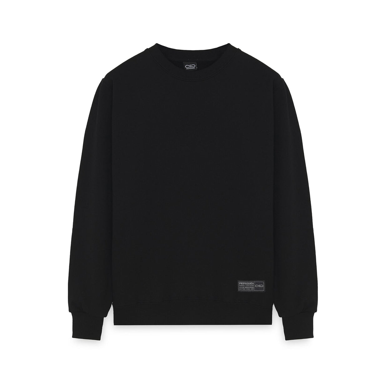 PROPAGANDA - LABEL BICOLOR CREWNECK