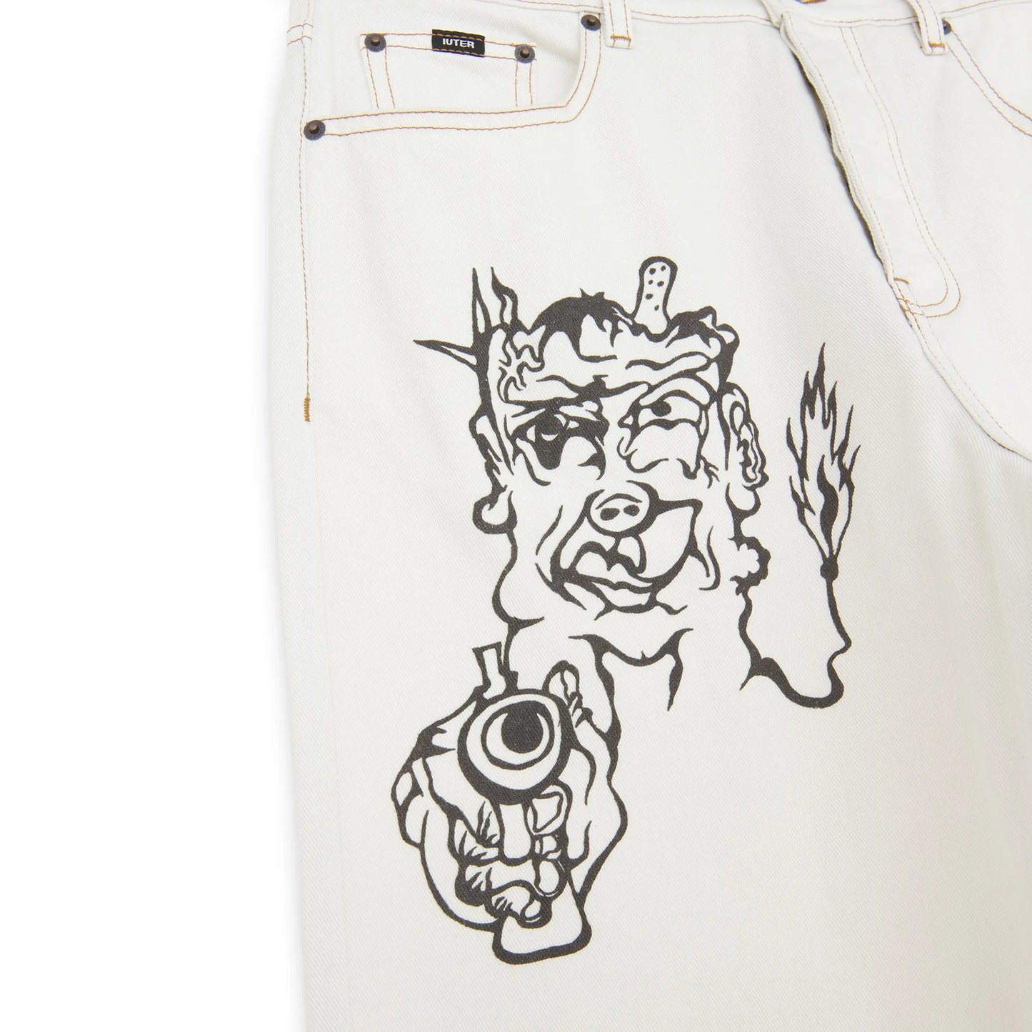 IUTER - B.A.D BAGGY DENIM PANTS