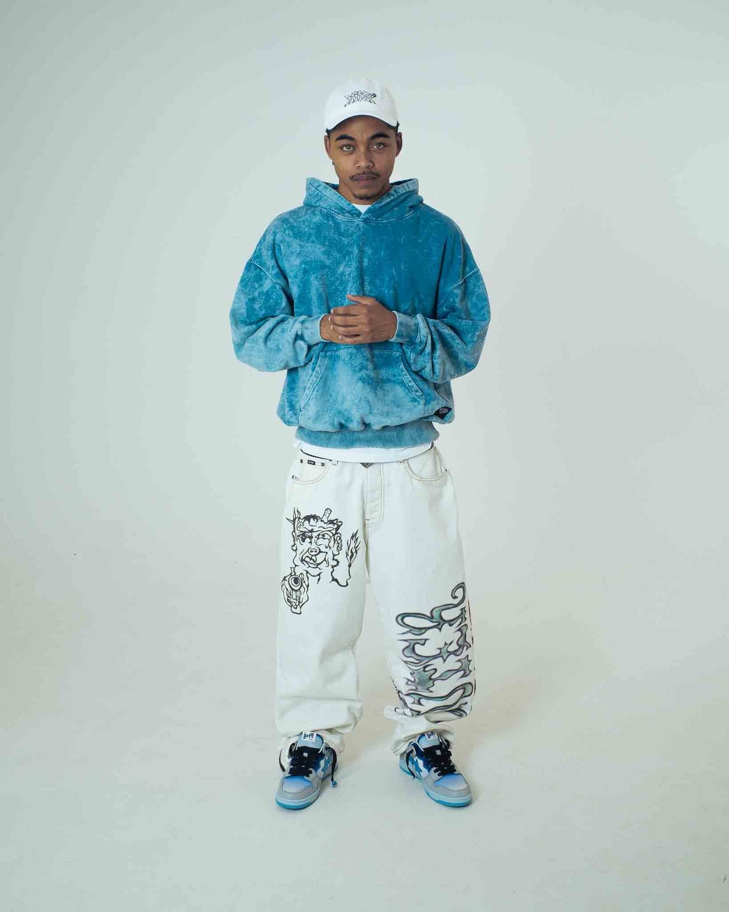 IUTER - B.A.D BAGGY DENIM PANTS