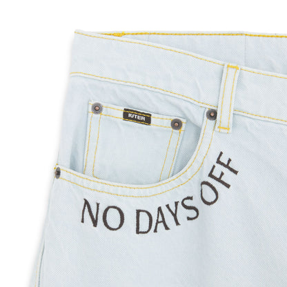 IUTER - FRINGED BAGGY DENIM PANTS