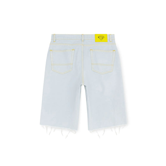 IUTER - FRINGED BAGGY DENIM SHORTS