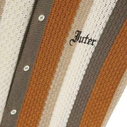 IUTER - STRIPED KNIT S/S SHIRT