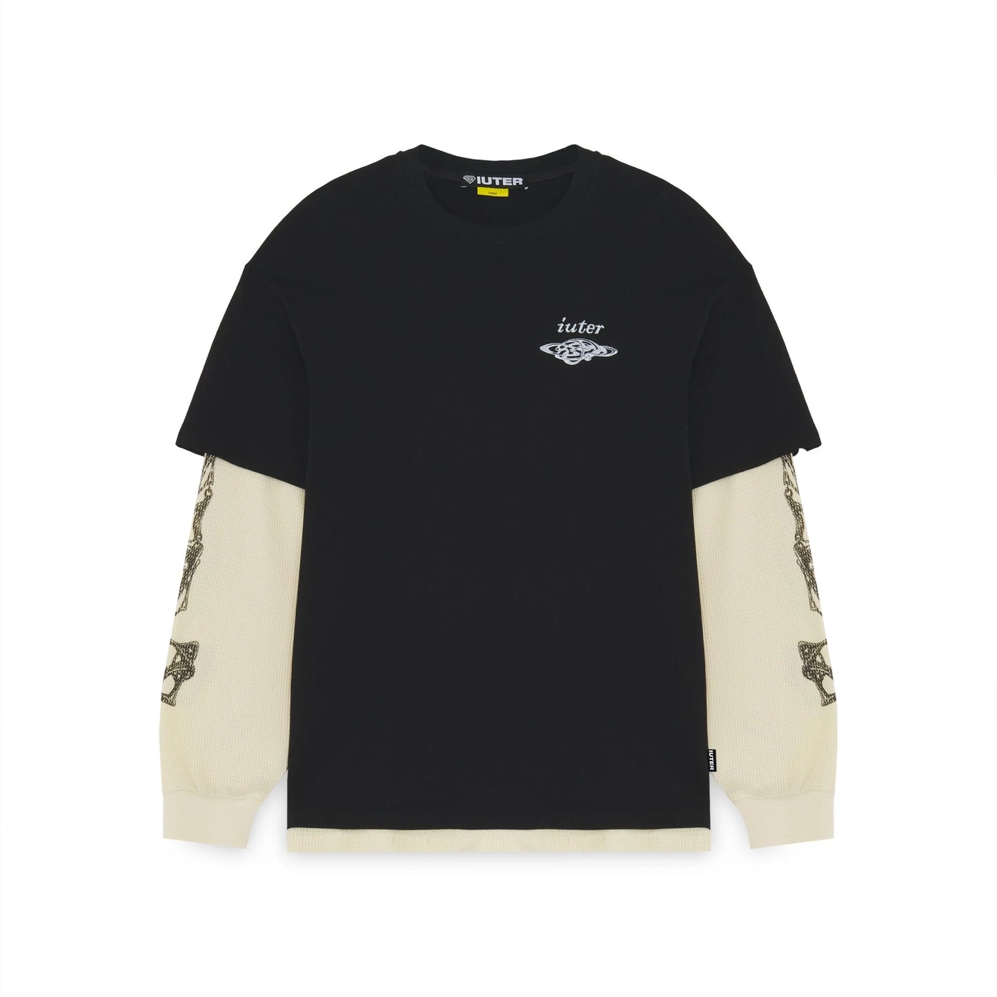IUTER - BIJOUX WAFFLE DOUBLE LS TEE