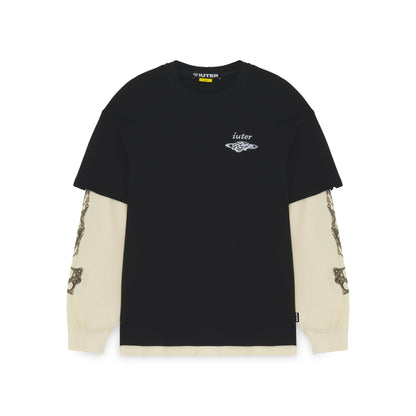 IUTER - BIJOUX WAFFLE DOUBLE LS TEE