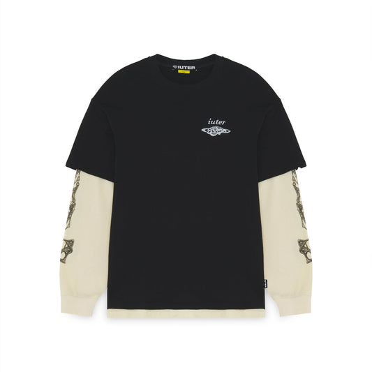 IUTER - BIJOUX WAFFLE DOUBLE LS TEE