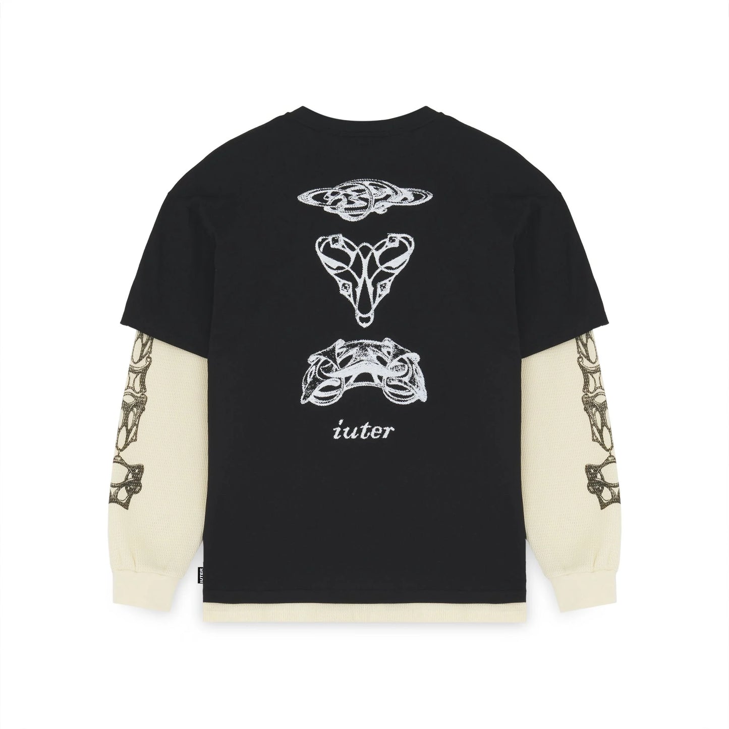 IUTER - BIJOUX WAFFLE DOUBLE LS TEE