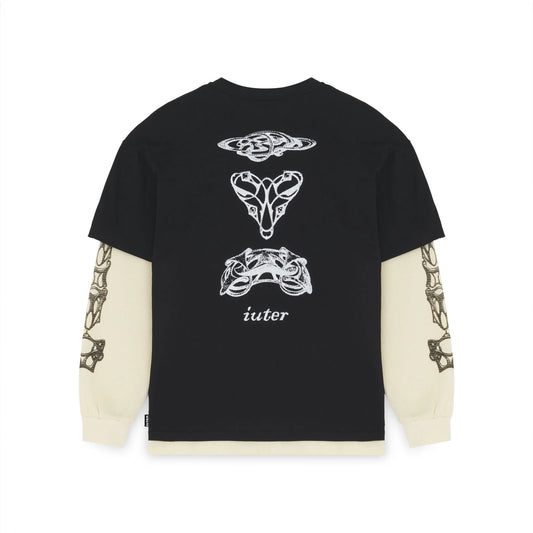 IUTER - BIJOUX WAFFLE DOUBLE LS TEE
