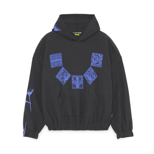 IUTER - TILE DIAGONAL REVERSE HOODIE