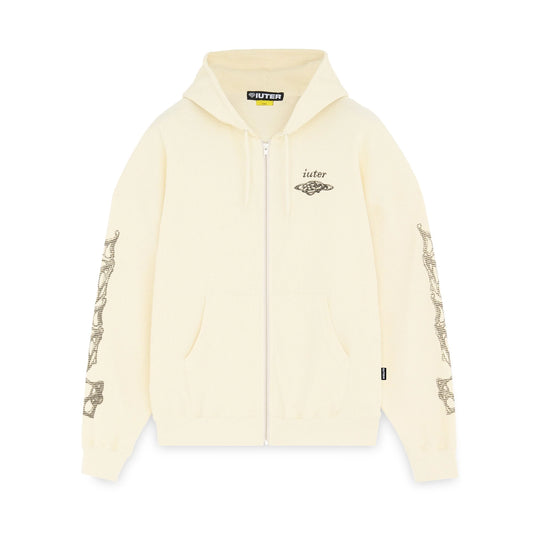 IUTER - BIJOUX WAFFLE ZIP HOODIE