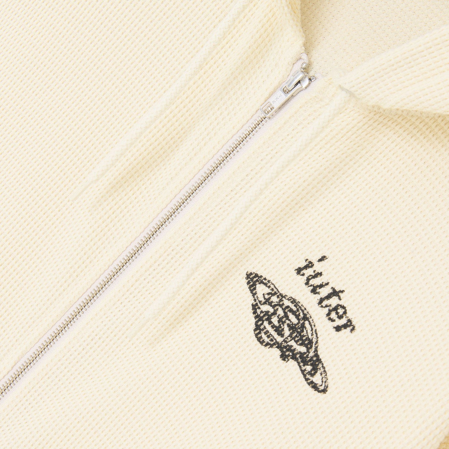 IUTER - BIJOUX WAFFLE ZIP HOODIE