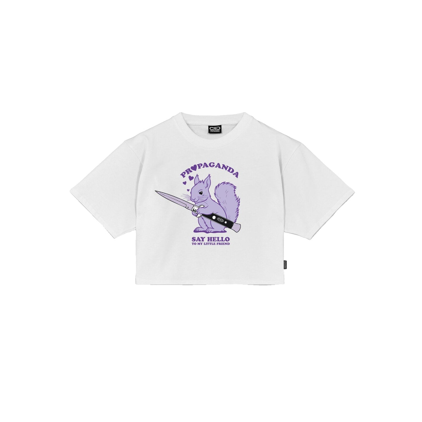 PROPAGANDA - STUBBER WOMAN CROP TEE