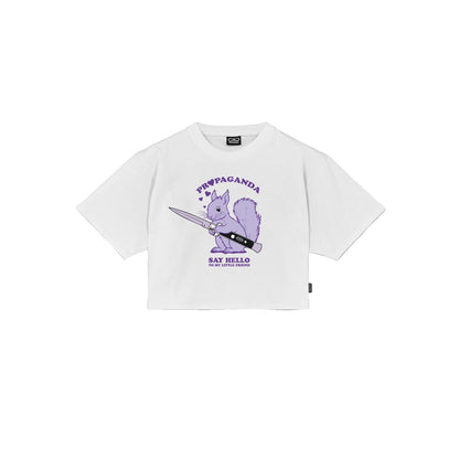 PROPAGANDA - STUBBER WOMAN CROP TEE