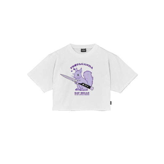 PROPAGANDA - STUBBER WOMAN CROP TEE