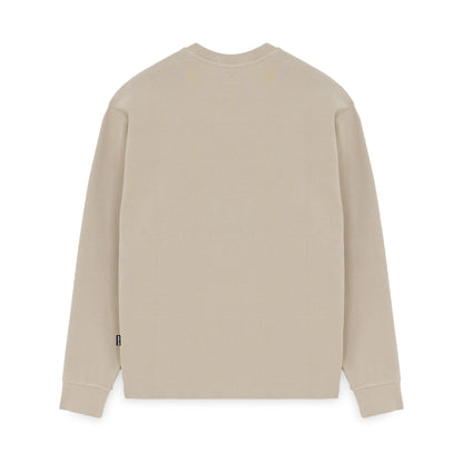 IUTER - LABEL RIBBED LS TEE