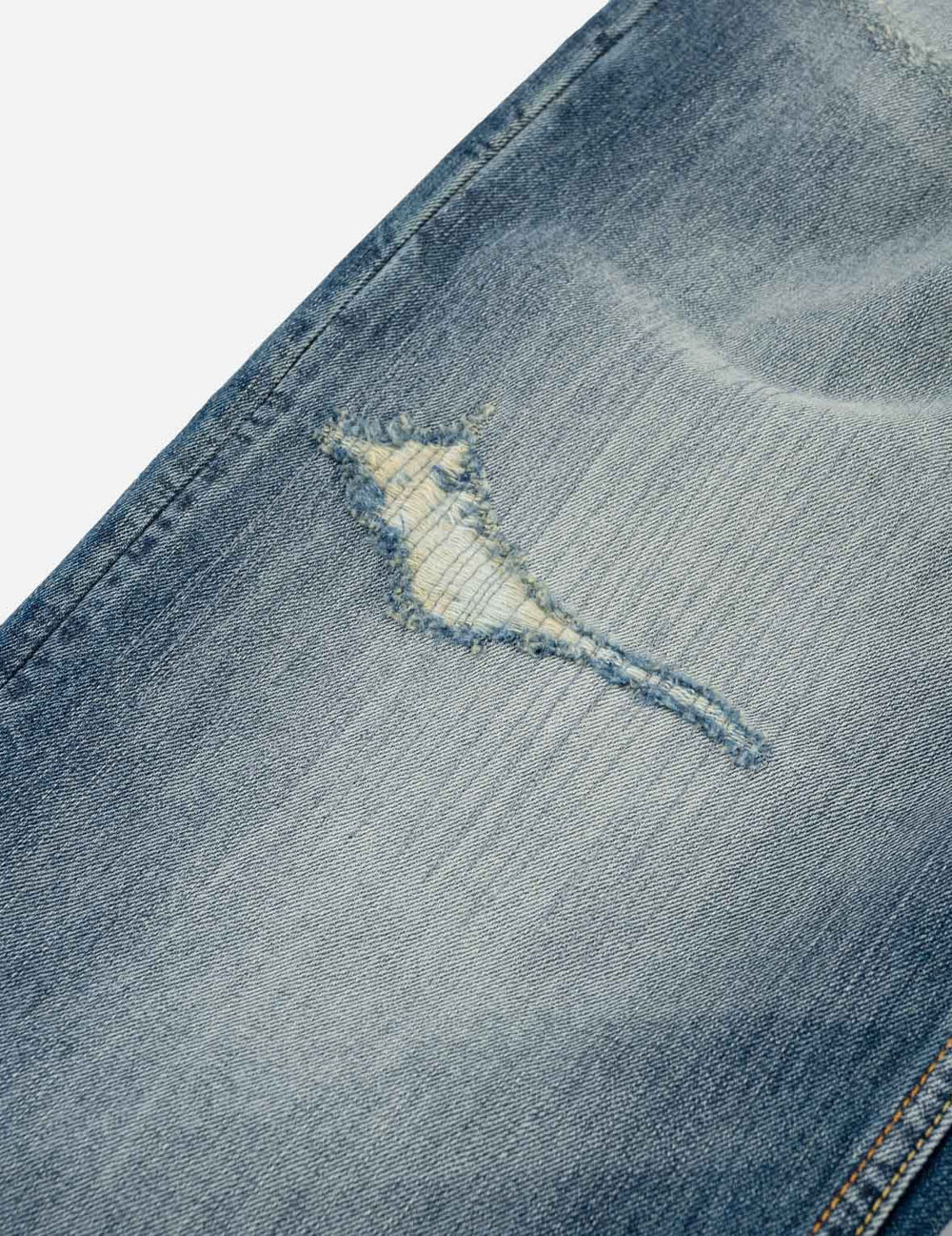 EVISU - PINK DAICOCK RIPPED JEANS