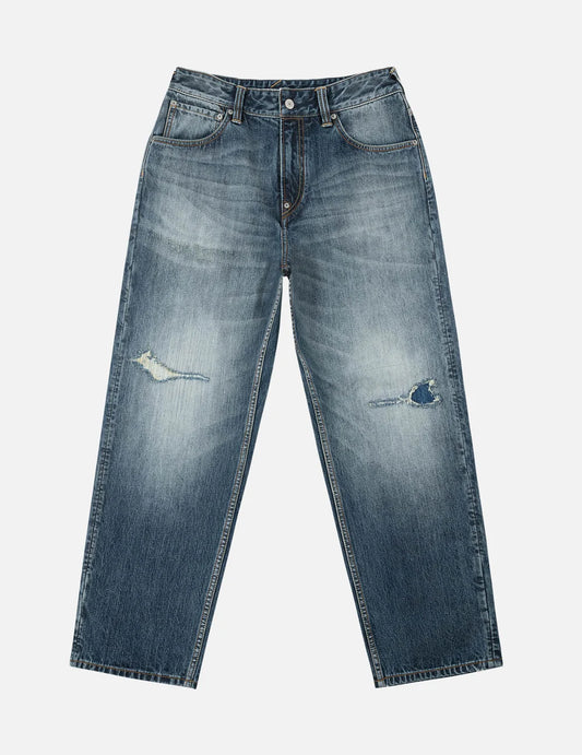 EVISU - PINK DAICOCK RIPPED JEANS