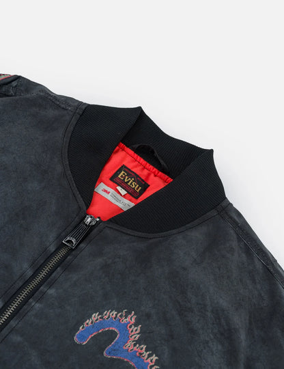 EVISU - 3M THINSULATE™ INSULATED FIRE DAICOCK MA-1 FLIGHT JACKET